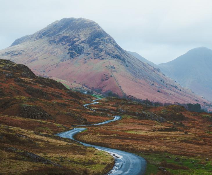 cumbrian hill scene